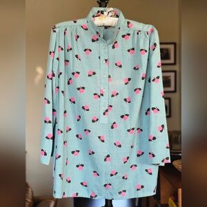 Tucci Vintage 70s Floral Tunic RARE